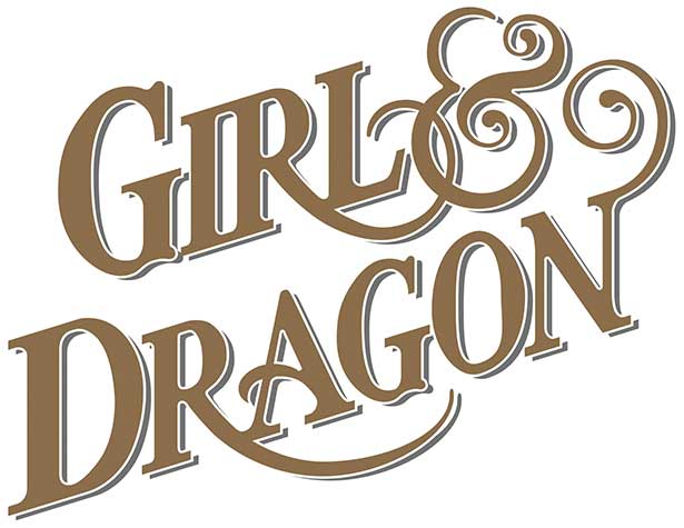 Girl and Dragon Logo